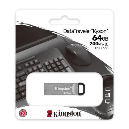 Накопичувач Kingston   64GB USB 3.2 Gen1 DT Kyson