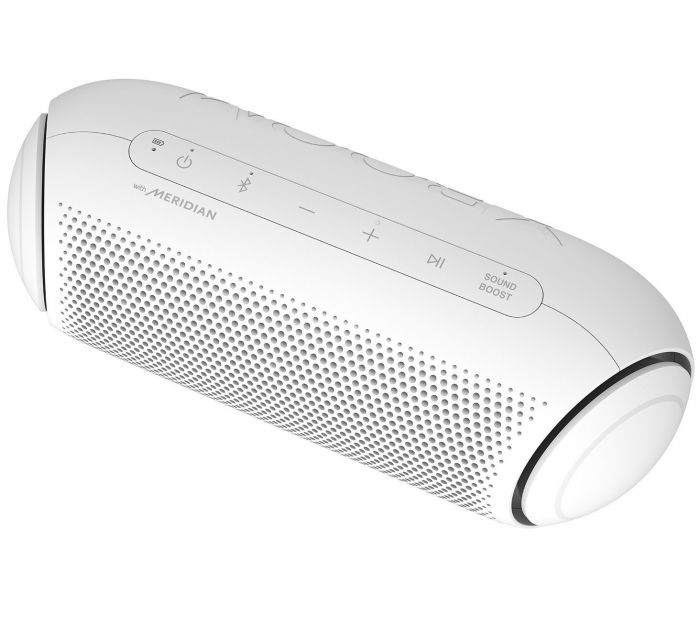 Акустична система LG XBOOM Go PL5 20W, IPX5, LED Lights, Wireless, Білий