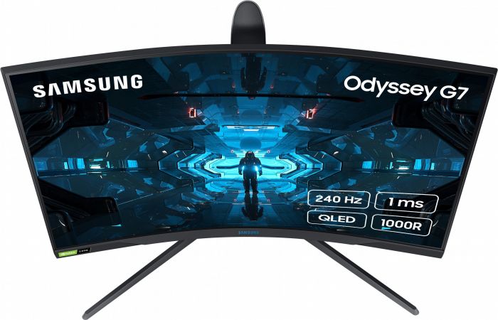 Монітор LCD 27" Samsung Odyssey G7 C27G75TQ 2xHDMI, DP, USB, VA, 2560x1440, 240Hz, 1ms, CURVED