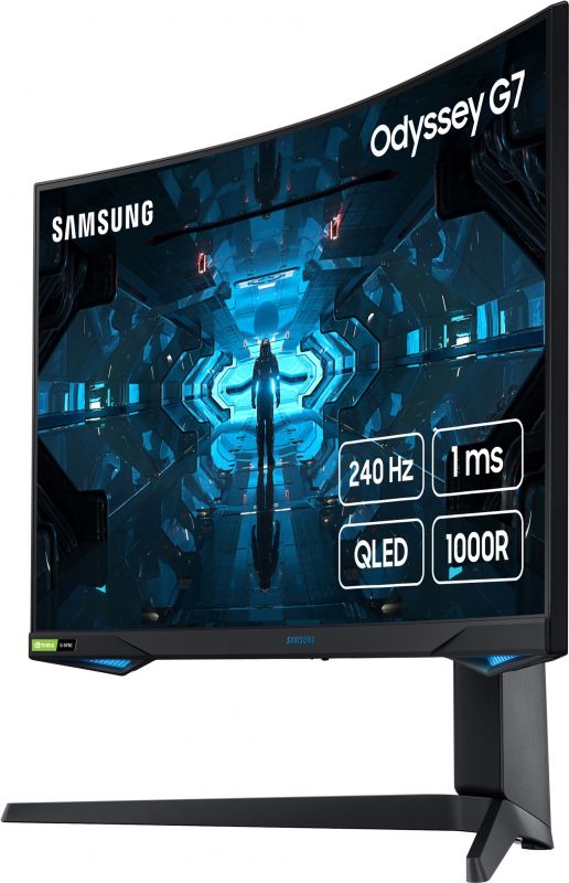 Монітор LCD 27" Samsung Odyssey G7 C27G75TQ 2xHDMI, DP, USB, VA, 2560x1440, 240Hz, 1ms, CURVED