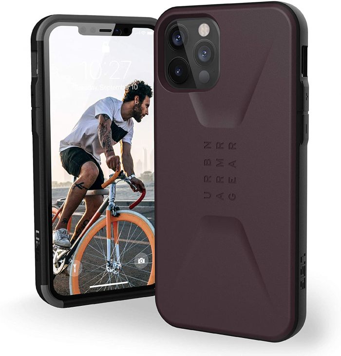 Чохол UAG для iPhone 12 / 12 Pro Civilian, Eggplant