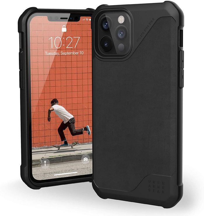 Чохол UAG для iPhone 12 / 12 Pro Metropolis LT, Leather Black