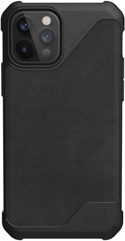 Чохол UAG для iPhone 12 / 12 Pro Metropolis LT, Leather Black