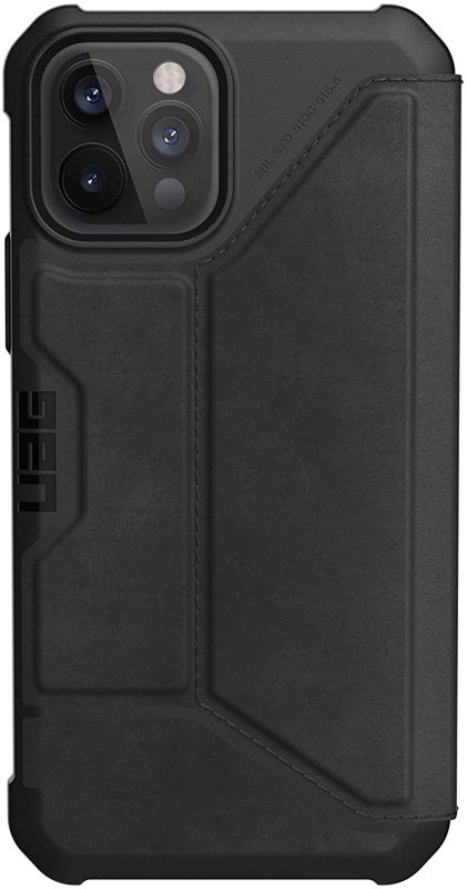 Чохол UAG для iPhone 12 / 12 Pro Metropolis, Leather Black