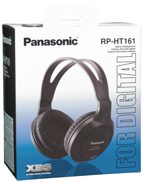 Навушники Panasonic RP-HT161E Over-ear Чорний