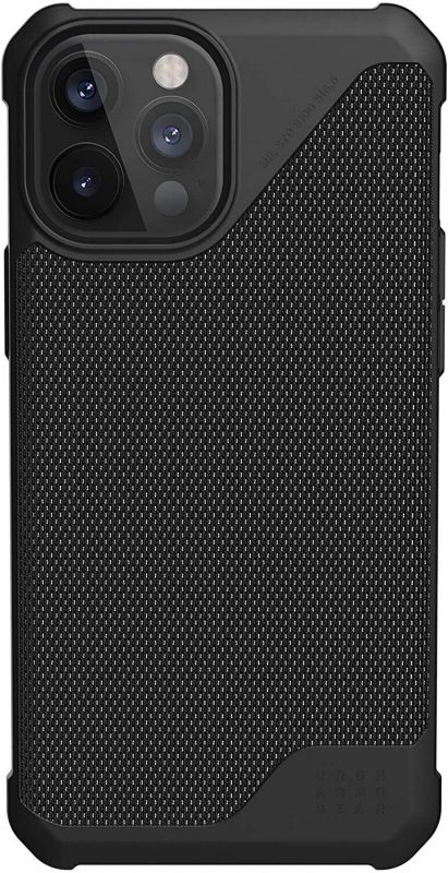 Чохол UAG для iPhone 12 Pro Max Metropolis LT, FIBR Black