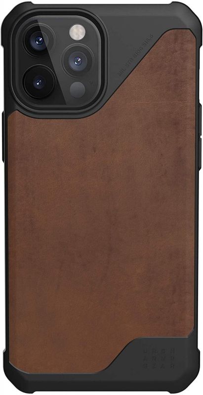 Чохол UAG для iPhone 12 Pro Max Metropolis LT, Leather Brown