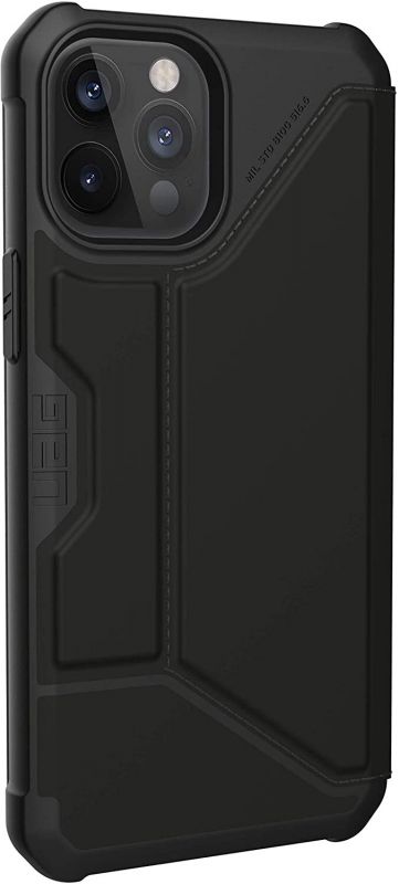 Чохол UAG для iPhone 12 Pro Max Metropolis (PU), SATN Black