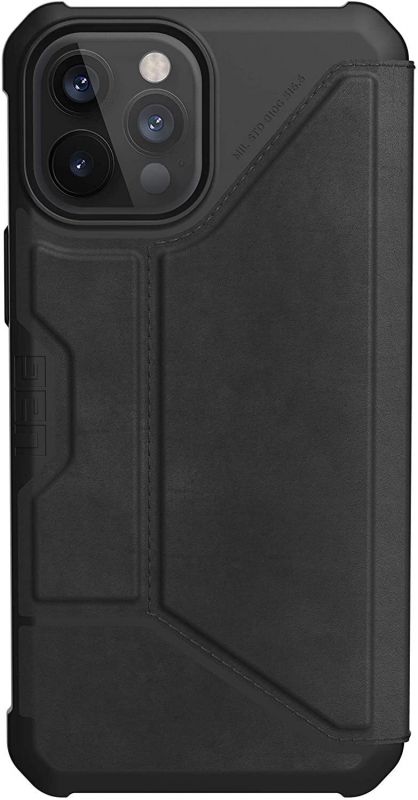 Чохол UAG для iPhone 12 Pro Max Metropolis, Leather Black