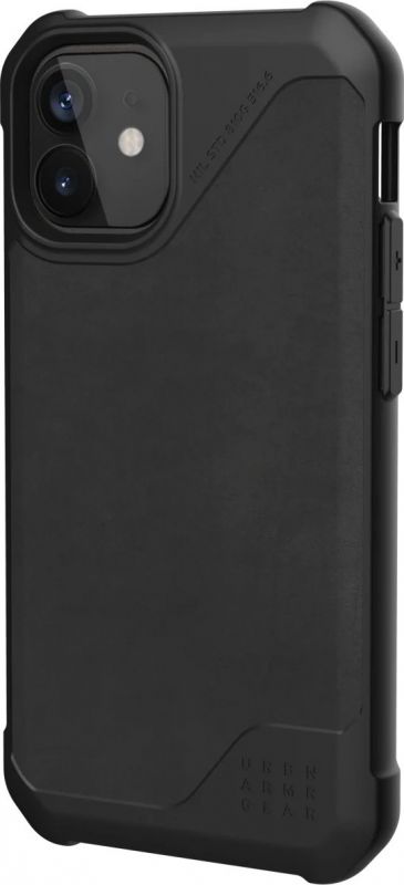 Чохол UAG для iPhone 12 Mini Metropolis LT, Leather Black