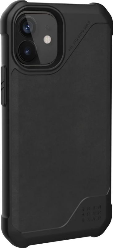 Чохол UAG для iPhone 12 Mini Metropolis LT, Leather Black