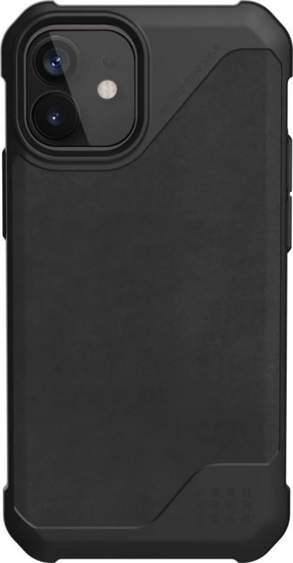 Чохол UAG для iPhone 12 Mini Metropolis LT, Leather Black