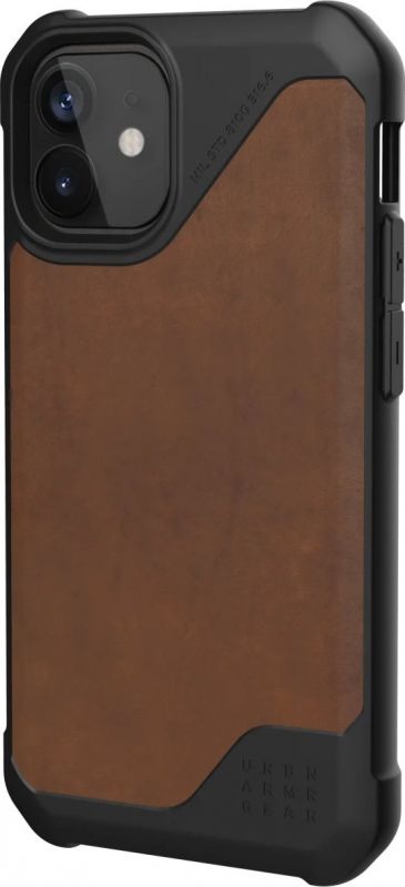 Чохол UAG для iPhone 12 Mini Metropolis LT, Leather Brown