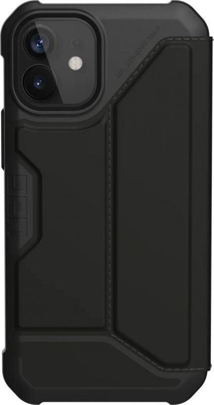 Чохол UAG для iPhone 12 Mini Metropolis (PU), SATN Black