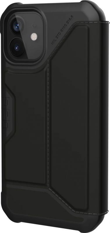 Чохол UAG для iPhone 12 Mini Metropolis (PU), SATN Black