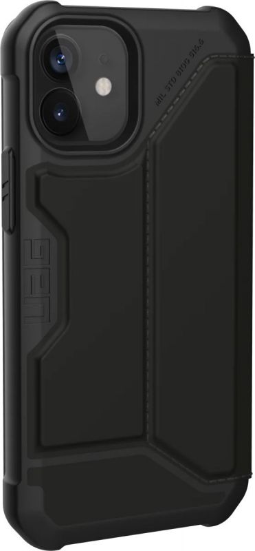 Чохол UAG для iPhone 12 Mini Metropolis (PU), SATN Black