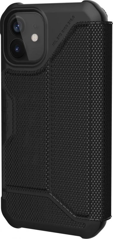 Чохол UAG для iPhone 12 Mini Metropolis, FIBR Black