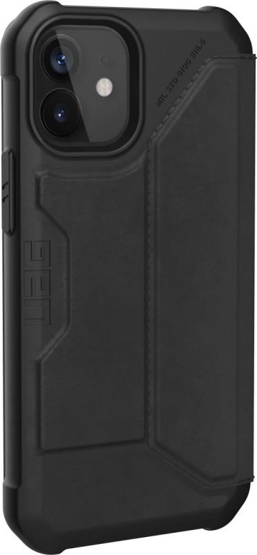 Чохол UAG для iPhone 12 Mini Metropolis, Leather Black