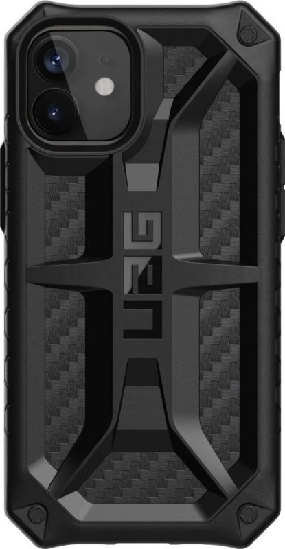 Чохол UAG для iPhone 12 Mini Monarch, Carbon Fiber