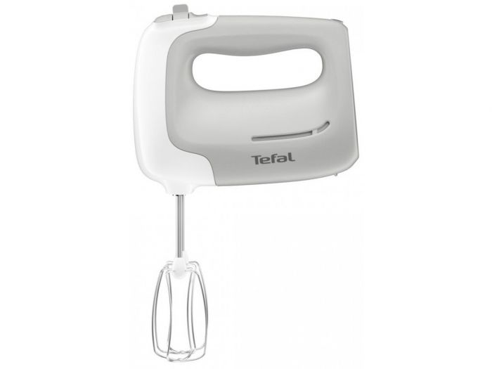 Міксер Tefal HT450B38 Prep'Mix,450 Вт, 5 швидкостей, біло-сірий