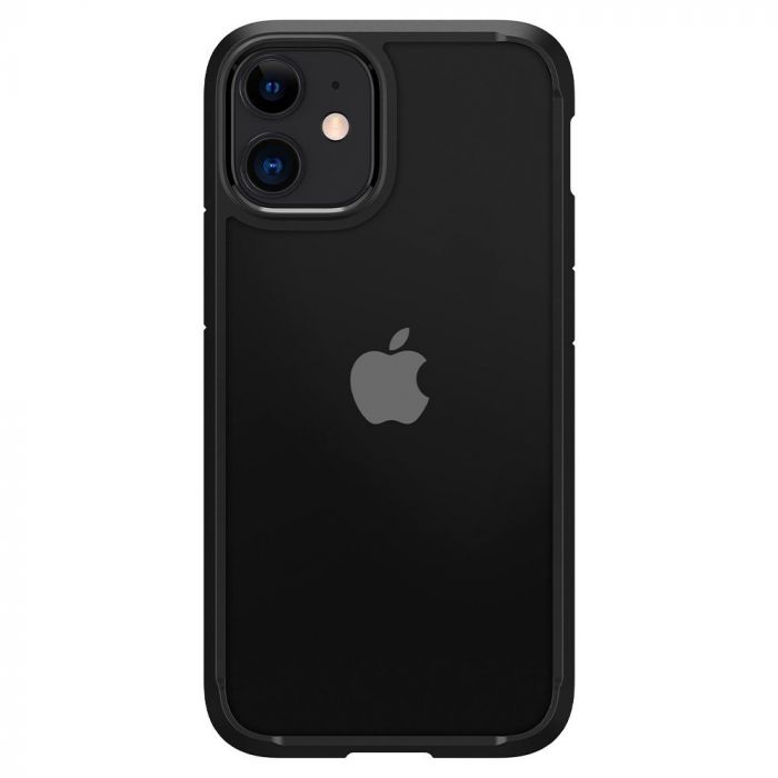 Чохол Spigen для iPhone 12 / 12 Pro Crystal Hybrid, Matte Black