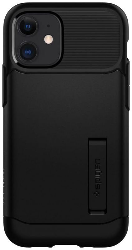 Чохол Spigen для iPhone 12 mini Slim Armor, Black