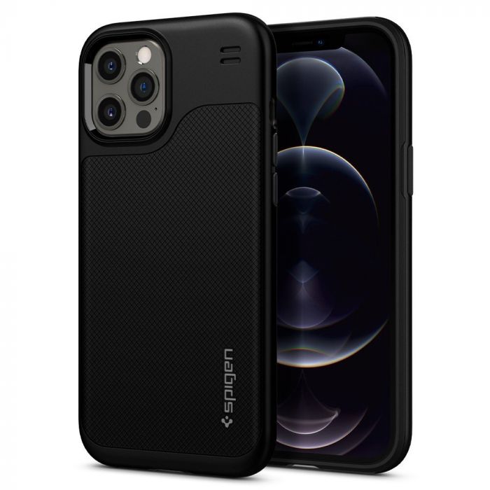 Чохол Spigen для iPhone 12 Pro Max Hybrid NX, Matte Black