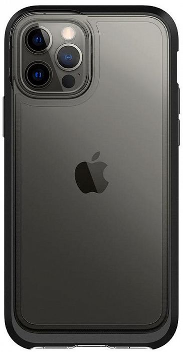 Чохол Spigen для iPhone 12 / 12 Pro Neo Hybrid Crystal, Black