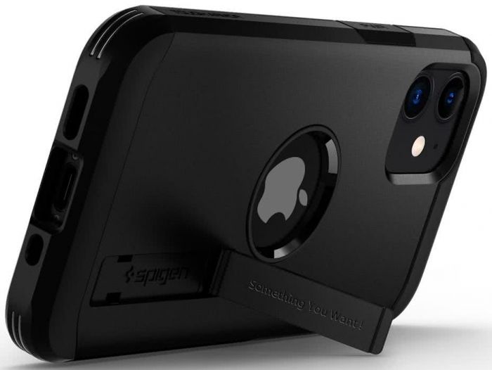 Чохол Spigen для iPhone 12 mini Tough Armor, Black