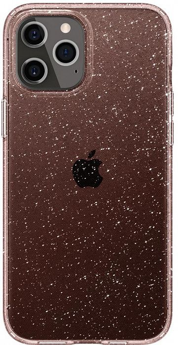 Чохол Spigen для iPhone 12 / 12 Pro Liquid Crystal Glitter, Rose Quartz