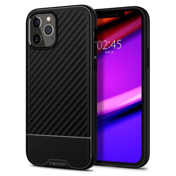 Чохол Spigen для iPhone 12 / 12 Pro Core Armor, Matte Black