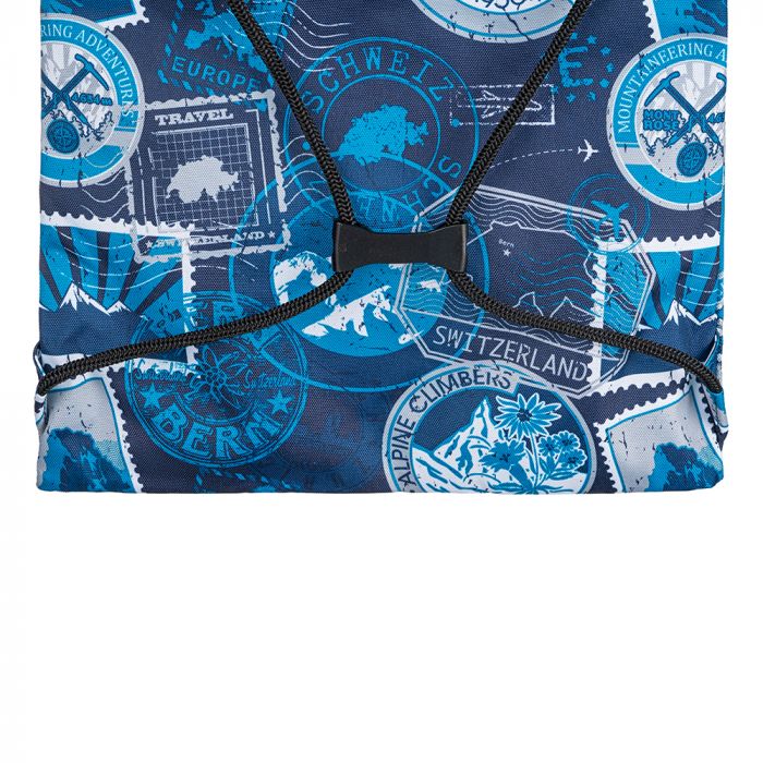 Рюкзак на мотузках Wenger FlowUp, синій принт