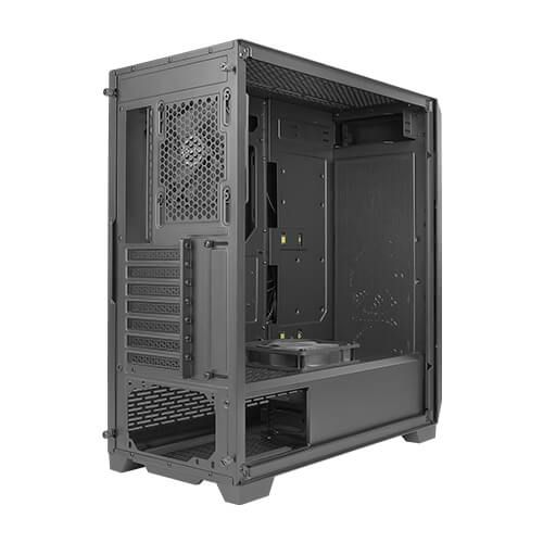 Корпус Antec DP502 FLUX Gaming, MidT,2xUSB3.0,2x120+3x120ARGBмм,скло(бічна панель)без БЖ,чорний