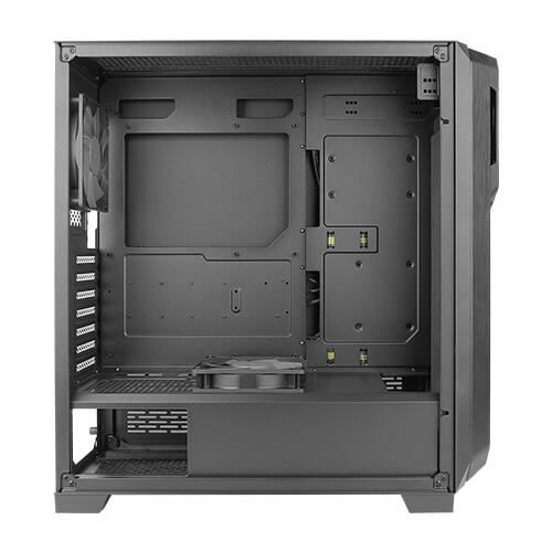 Корпус Antec DP502 FLUX Gaming, MidT,2xUSB3.0,2x120+3x120ARGBмм,скло(бічна панель)без БЖ,чорний