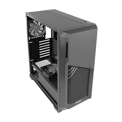 Корпус Antec DP502 FLUX Gaming, MidT,2xUSB3.0,2x120+3x120ARGBмм,скло(бічна панель)без БЖ,чорний