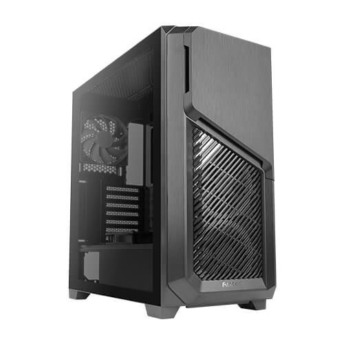 Корпус Antec DP502 FLUX Gaming, MidT,2xUSB3.0,2x120+3x120ARGBмм,скло(бічна панель)без БЖ,чорний