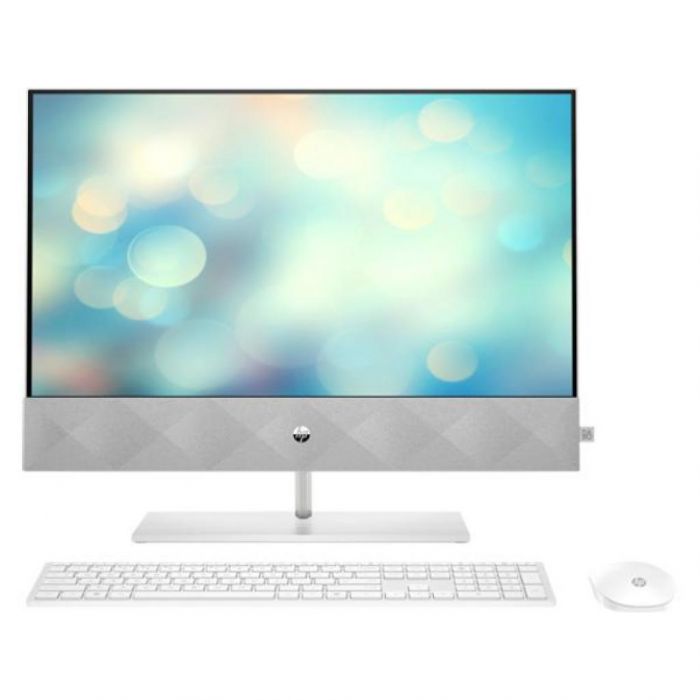 Персональний комп'ютер-моноблок HP Pavilion 23.8FHD/Intel i5-10400T/8/256F/int/kbm/DOS/White