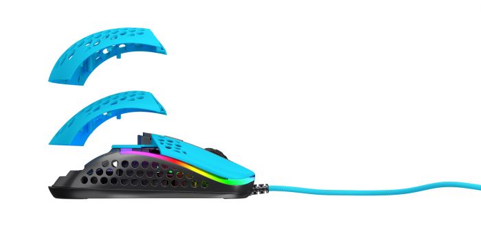 Миша Xtrfy M42 RGB USB Miami Blue