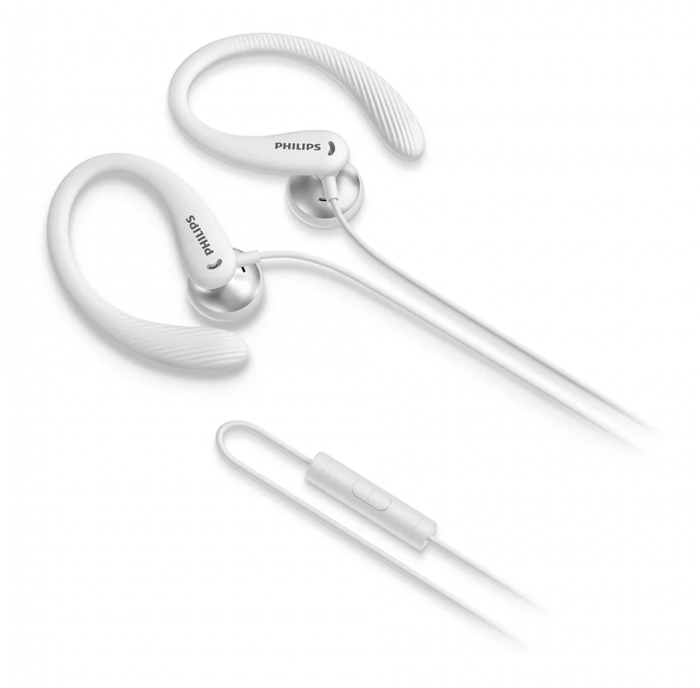 Навушники In-ear Philips TAA1105 IPX2, 3.5 mini-jack, Mic, Білий