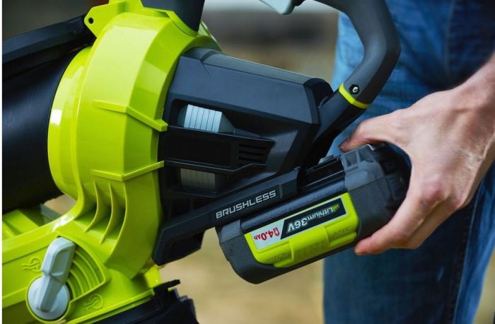 Ryobi Повітродувка-пилосос MaxPower RBV36B 36B, 238 км/год безщіткова (без АКБ і ЗП)