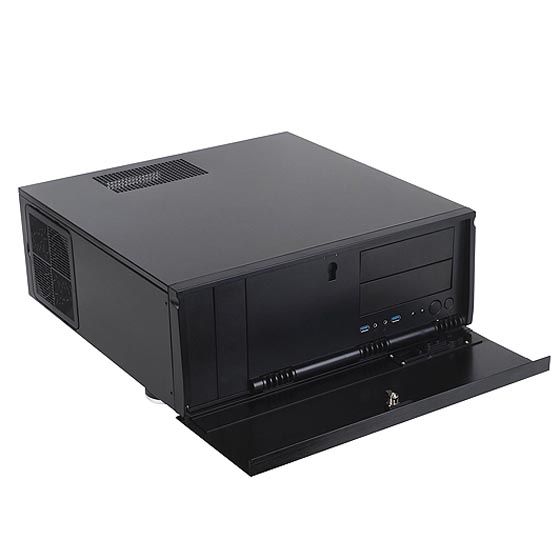 Корпус SilverStone GRANDIA GD07B-C,Extended ATX / SSI-EEB,USB3.0x1,USB Type-C x1,3x120мм,безБЖ,чорний