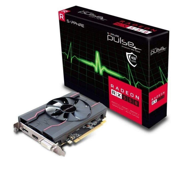 Відекарта Sapphire Radeon RX 550 4GB GDDR5 PULSE