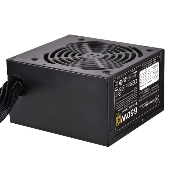 Блок живлення SilverStone STRIDER ET650-G V1.2 (650W), 80+Gold,aPFC,12см,24+8,8xSATA,4xPCIe,1xFDD,+3