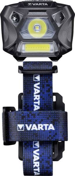 Ліхтар VARTA Налобний інспекційний Work-Flex-Motion-Sensor H20, 3 Ватт,  IP54, до 150 люмен, до 78 метрів, 8 режимів,   3хААА