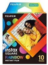 Фотопапір Fujifilm INSTAX SQUARE RAINBOW (86х72мм 10шт)