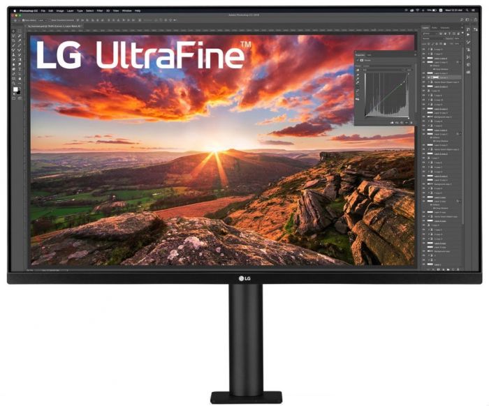 Монітор LCD 31.5" LG 32UN880-B 2xHDMI, DP, USB-C, MM, IPS, Pivot, 3840x2160, 95%DCI-P3, HDR10