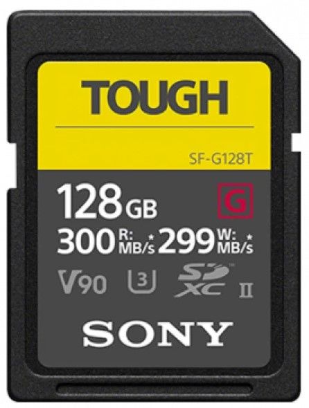 Карта пам'яті Sony 128GB SDXC C10 UHS-II U3 V90 R300/W299MB/s Tough