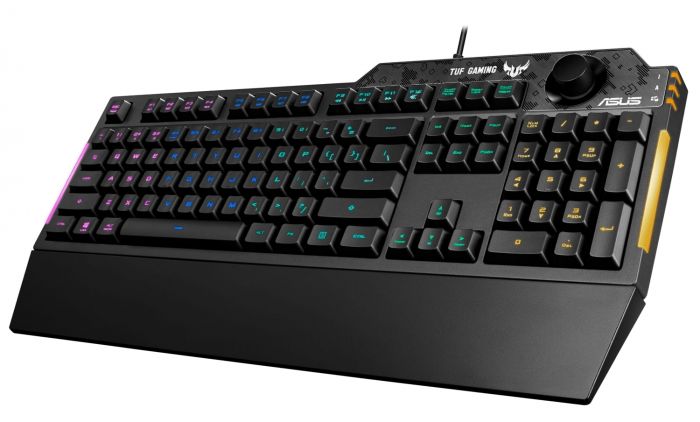 Клавіатура ASUS TUF Gaming K1 RGB 104key USB RU Black