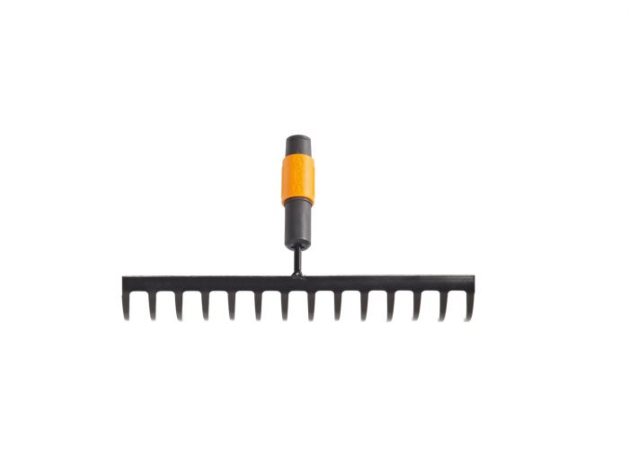 Fiskars Граблі-насадка QuikFit для ґрунту, 36см, 428г, 14 зубів