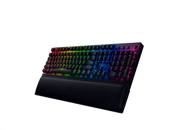 Клавіатура ігрова RAZER BlackWidow V3 Pro Yellow Switch WL/BT/USB US RGB, Black